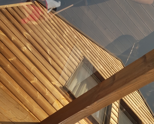 Isokor - nanoimpregnácia drevenej chatky