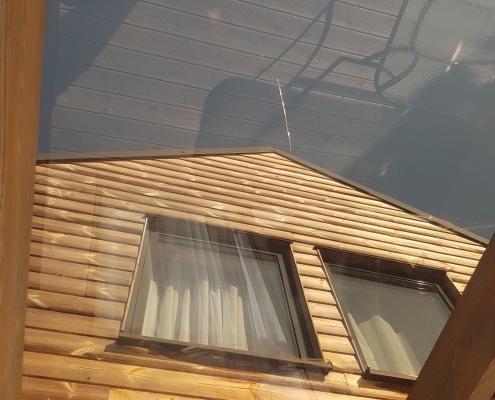 Isokor - nanoimpregnácia drevenej chatky