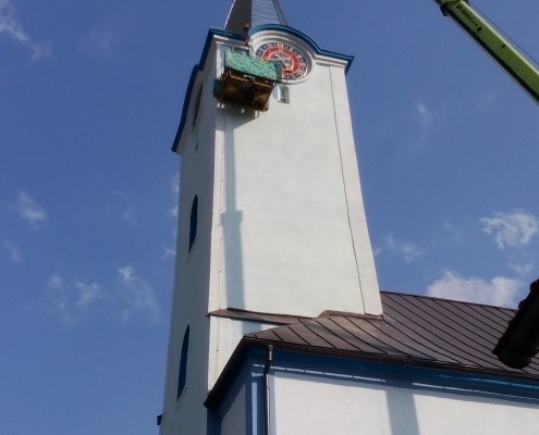 Isokor - Čistenie, náter a impregnácia kostola v Oščadnici