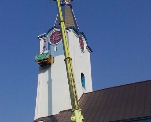 Isokor - Čistenie, náter a impregnácia kostola v Oščadnici
