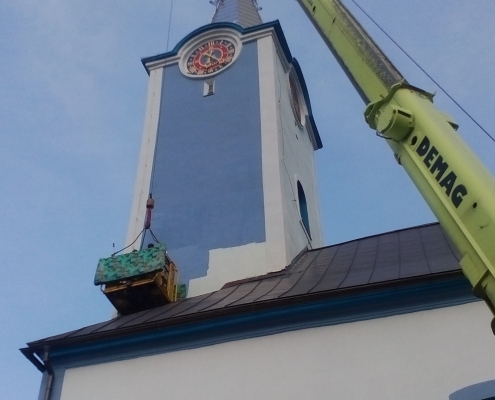 Isokor - Čistenie, náter a impregnácia kostola v Oščadnici