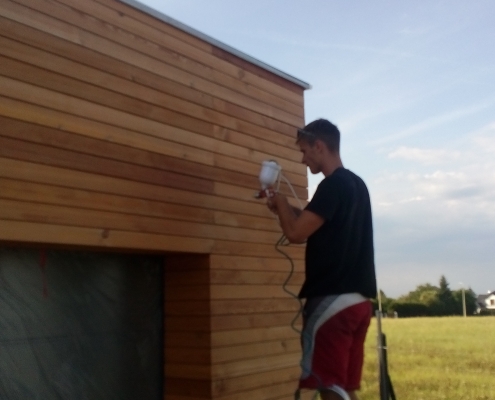 Isokor - Drevená fasáda Bielsko Biala