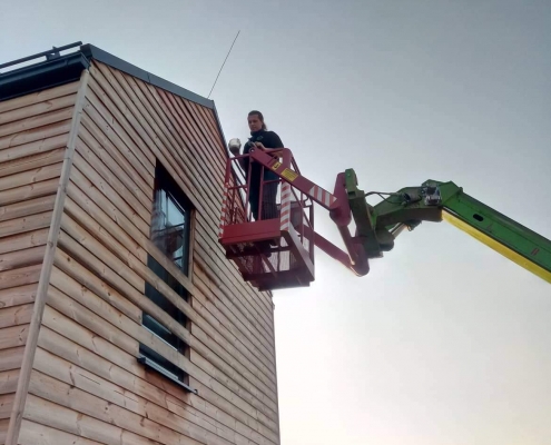 Isokor - nanoimpregnácia drevenej chatky