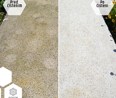 čistenie náhrobného kameňa Isokor