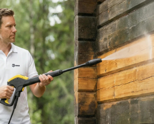 cistenie a impregnacia isokor drevenice drevenej stavby drevenej fasady