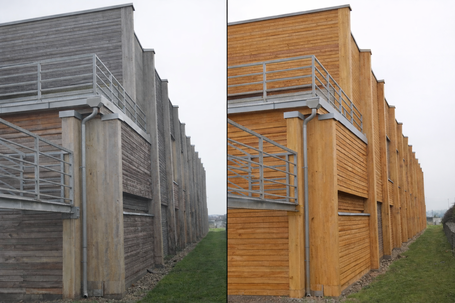 náter a nanoochrana zrubu