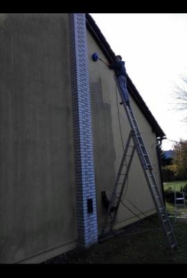 čistenie fasády svojpomocou