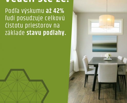 čistota podlahy Isokor