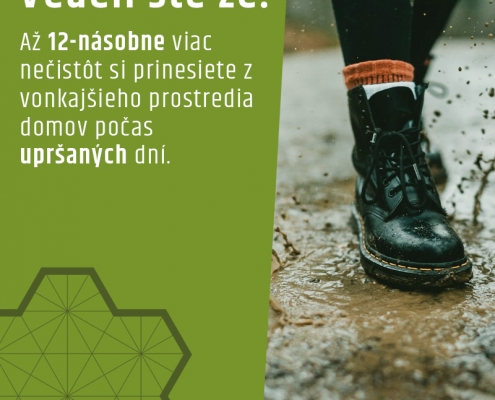 čistenie podlahy v zime