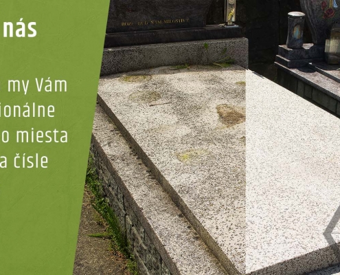 čistenie náhrobného kameňa