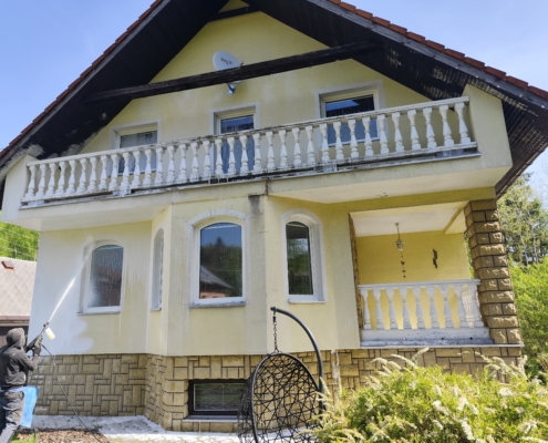 obnova farby fasády