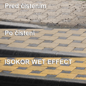 impregnácia zámkovej dlažby,mokrý efekt