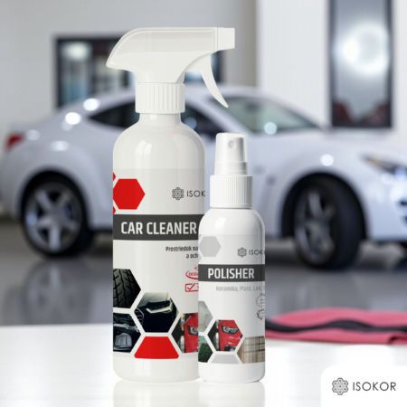 Isokor Car Set - Set na čistenie auta s nanoochranou